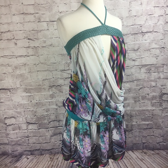 Colorful Sheer Dress Or Top - Picture 4 of 8